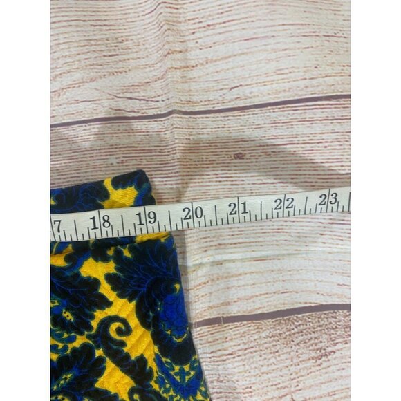 NWT Stitch Fix Brixton Ivy's Women's Yellow Blue Patterned Skirt - 2XL - Picture 6 of 12